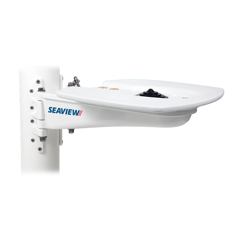 Seaview SM-18-U universal mast mount platform for 12-18 inch radome, sturdy radar and TV mount for marine applications