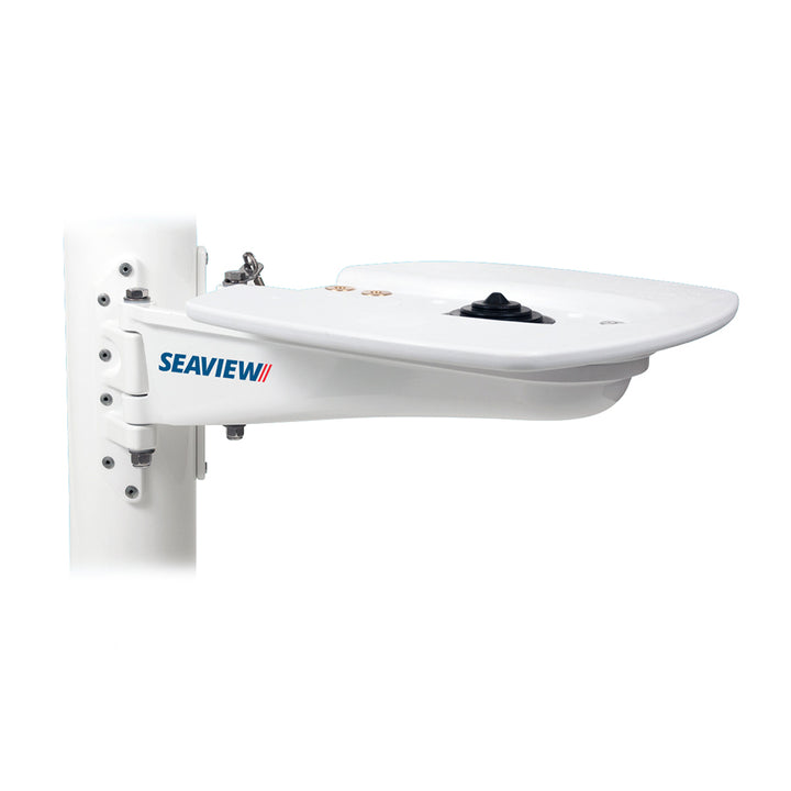Seaview SM-18-U universal mast mount platform for 12-18 inch radome, sturdy radar and TV mount for marine applications