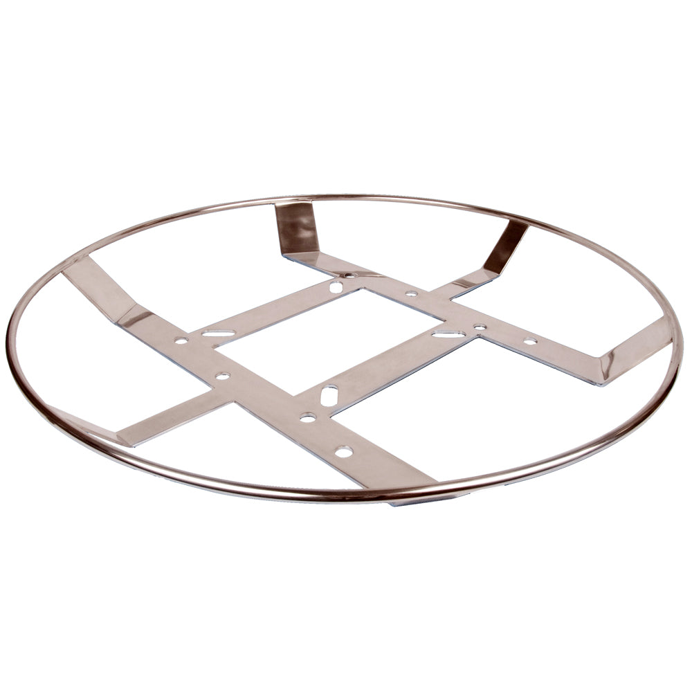 Seaview stainless steel guard for 12-20 inch radar and TV mounts, providing protection and durable support for marine equipment.