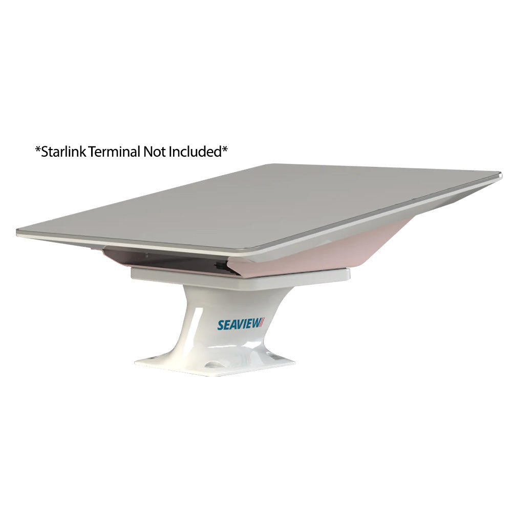 Seaview Starlink High Performance 5" Pedestal Mount with ADASTLKA Starlink Top Plate for radar and TV mounting.