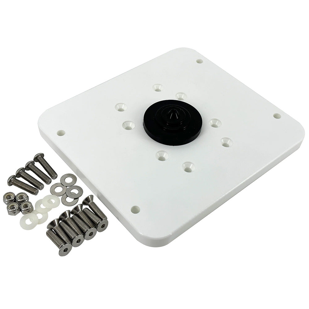 Seaview Starlink Maritime Top Plate for Seaview M1 Style Modular Mounts, radar and TV mount hardware for boat installations