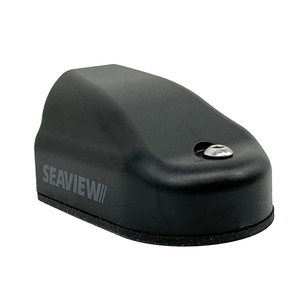Black Seaview Horizontal (90) Cable Seal for wire management, designed to organize and secure cables efficiently.