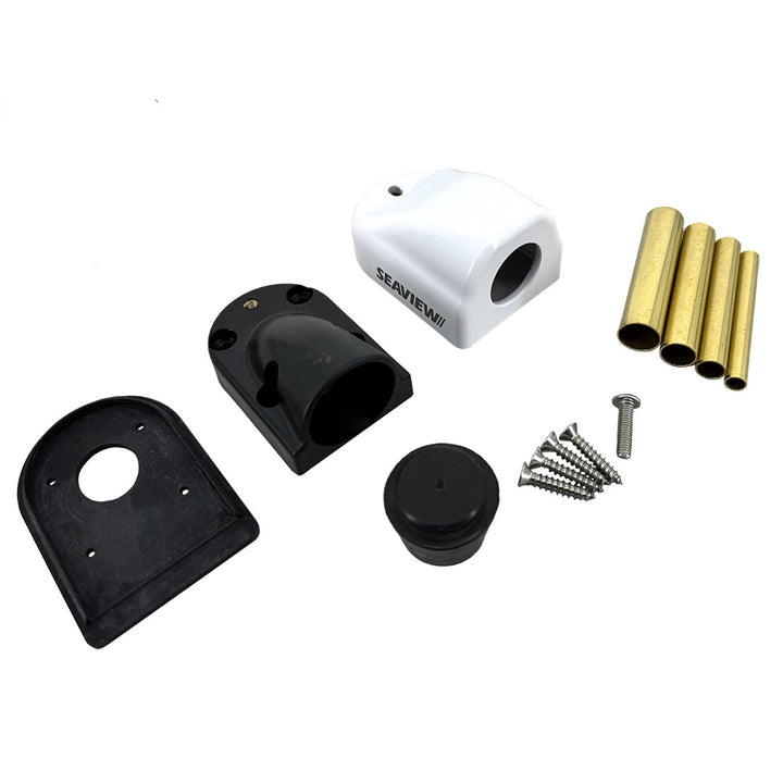 Seaview Horizontal 90 Cable Seal in white, wire management product with secure sealing for cables and cords.