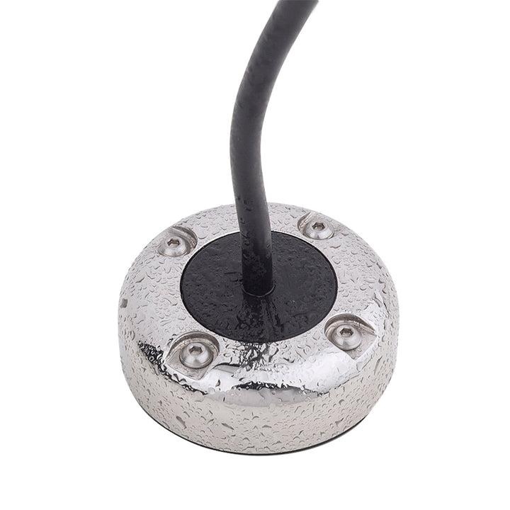 Seaview polished stainless steel cable seal with two secure cables, each 2-15mm diameter, used for wire management and security.