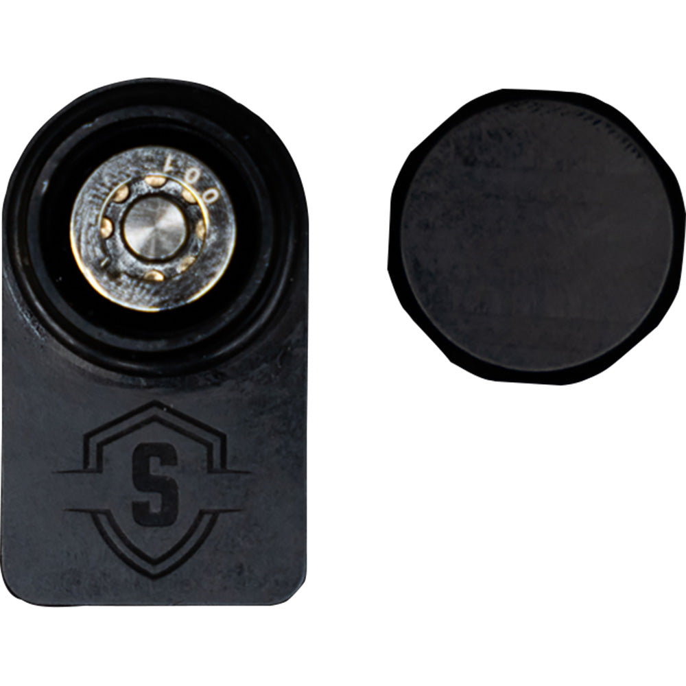 Secure Outdoors Elite Lock for 5/8" receiver hitch, black single lock for hitches and trailer accessories.