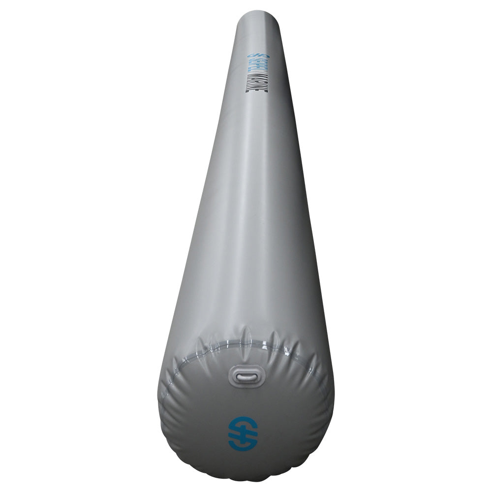 Seipel Marine 20-foot inflatable boat bumper in grey, marine accessories designed to protect boat sides.