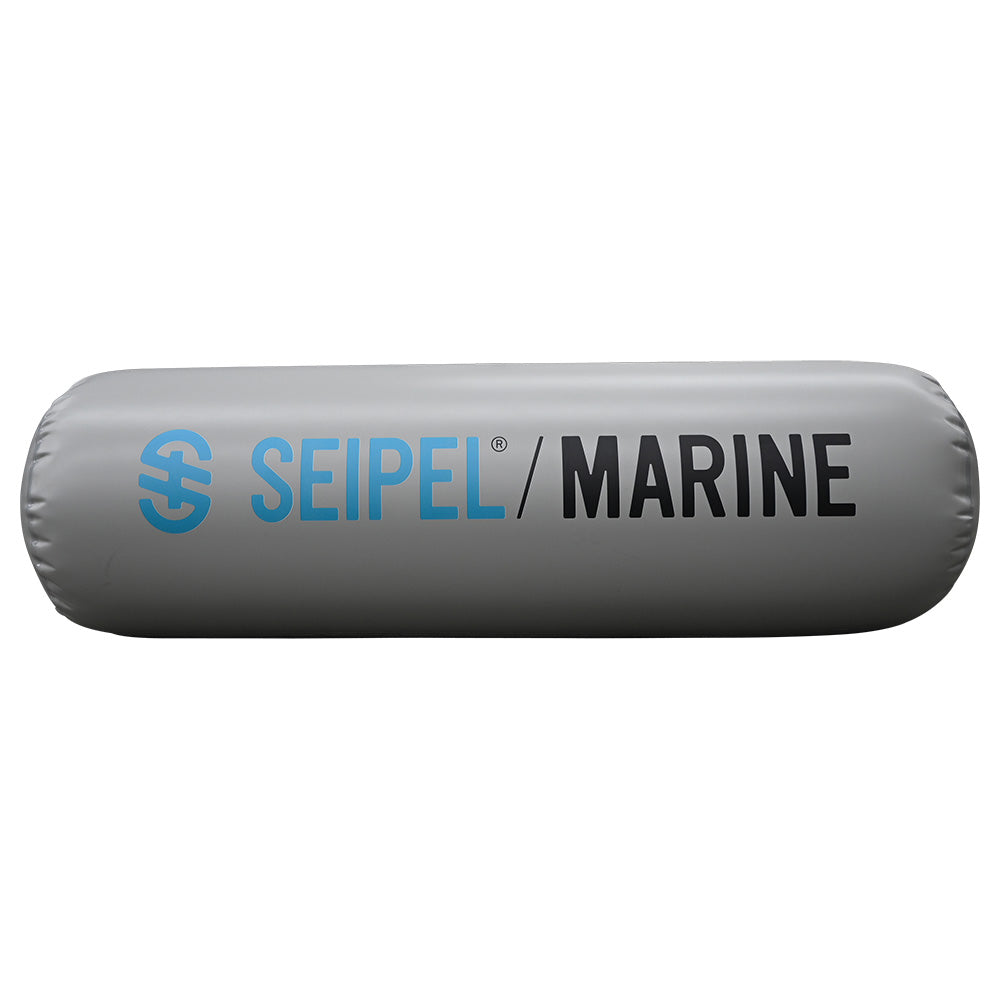 Seipel Marine 5-foot inflatable boat bumper in grey, marine accessory for boat protection and docking safety.