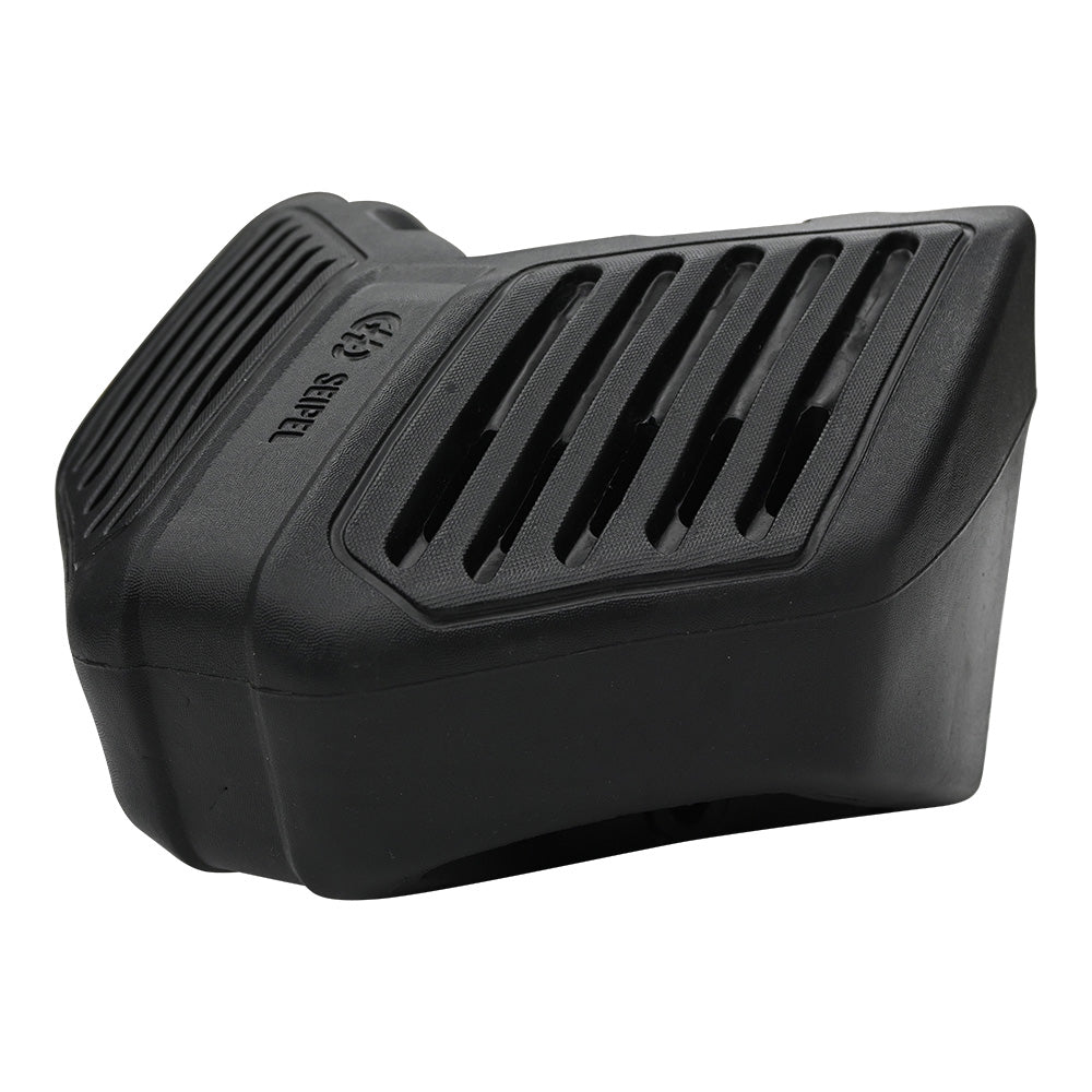 Seipel Marine EVA corner dock fender, durable marine boat bumper with black and yellow design for dock protection