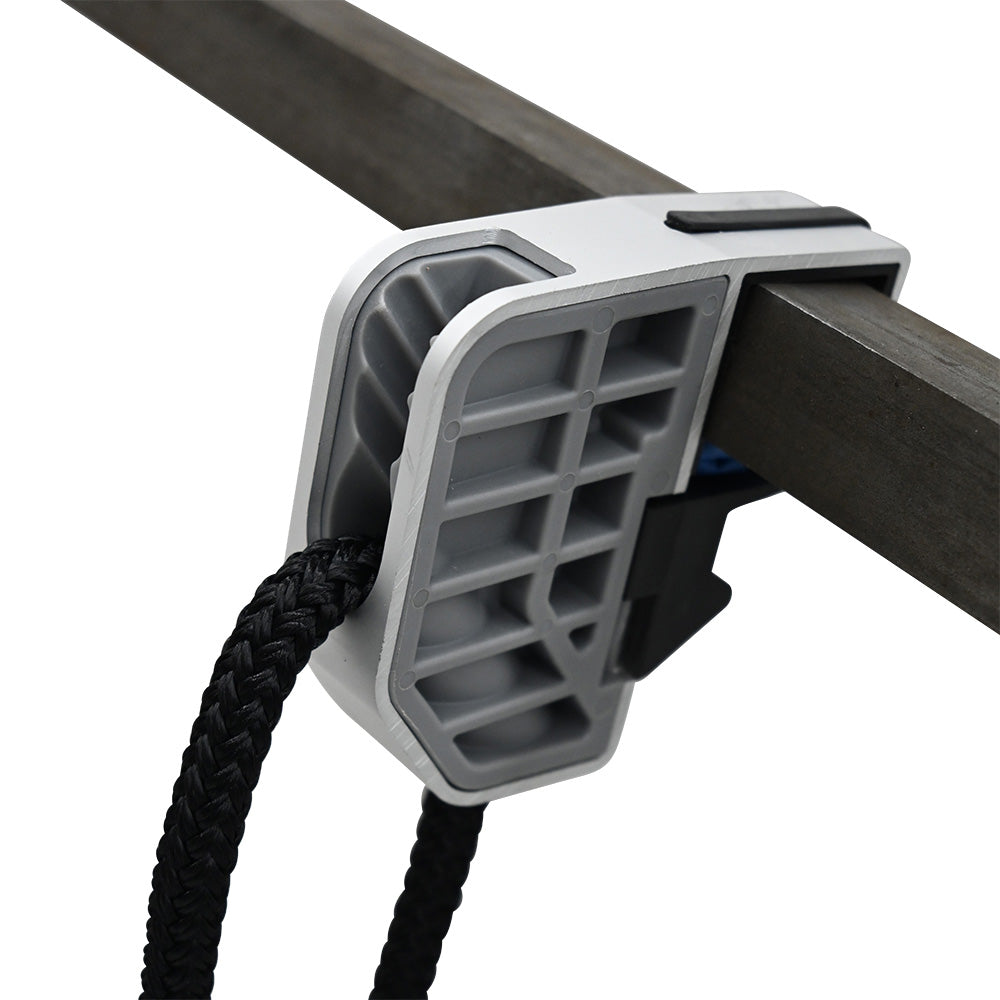 Seipel Marine pontoon fender dock line hanger hooks and clamps, 2-pack for secure boat fender and line storage.