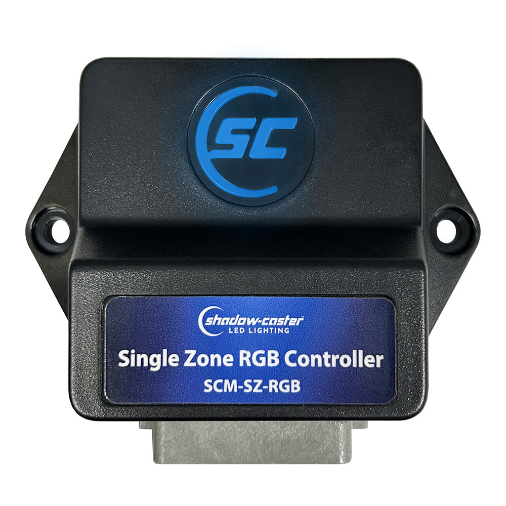 Shadow-Caster LED Lighting Single Zone RGB(W) Controller for customizing RGB lighting effects in vehicles and boats.