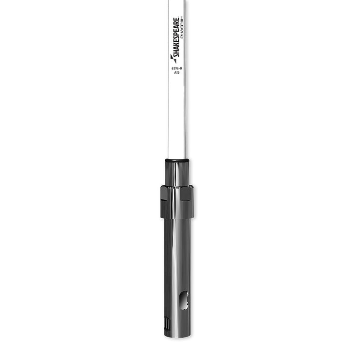 Shakespeare AIS 4ft Phase III antenna for marine communication, featuring durable construction and high performance.
