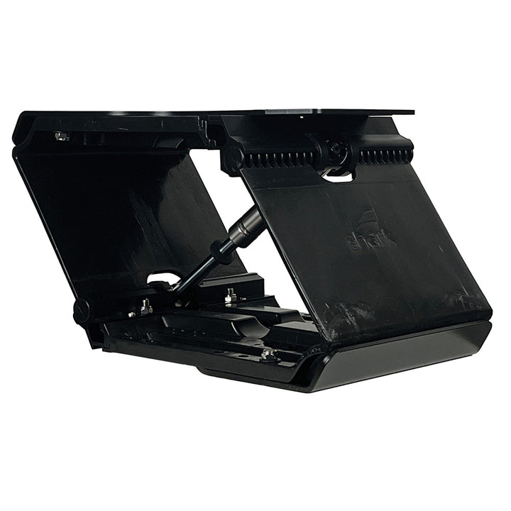 Shark Seating FLEXpod HD suspension seat with firmer shock absorber and stiffener for enhanced comfort and support.