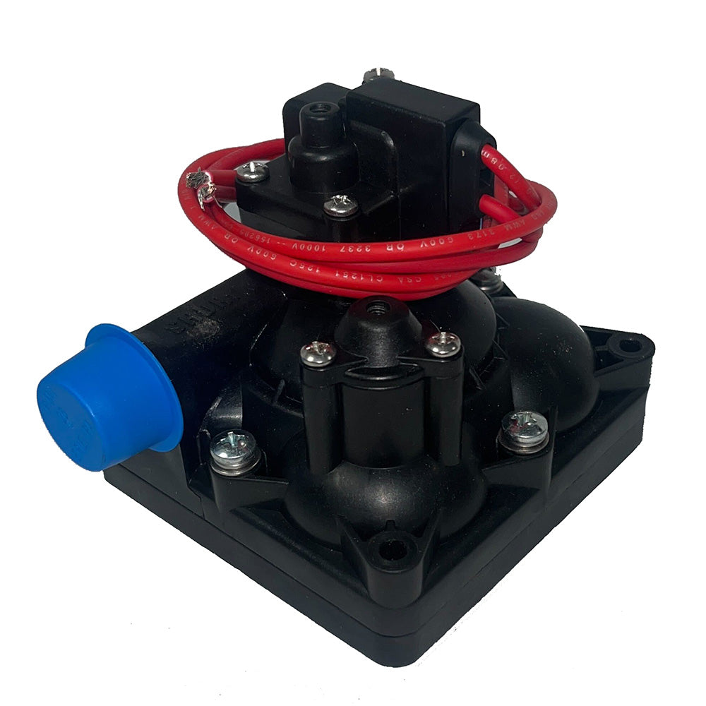 Shurflo by Pentair Aqua King II Pumphead Kit for 4148 Series 4.0 Pumps, accessory for water pumps, black and silver components