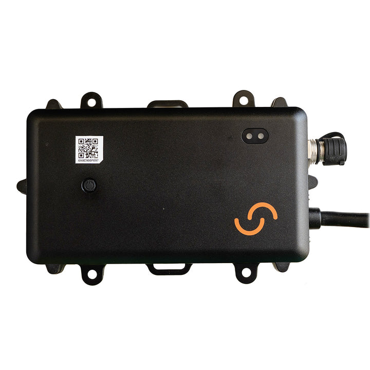 Siren Marine Siren 3 main device for security systems, featuring a compact black control unit with status indicator lights