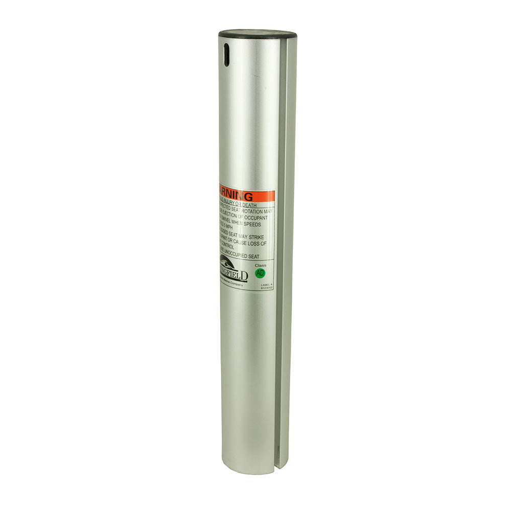 Springfield Marine locking fixed-height post for seating, 2-3/8 inch diameter, 13 inches tall, with secure locking mechanism.