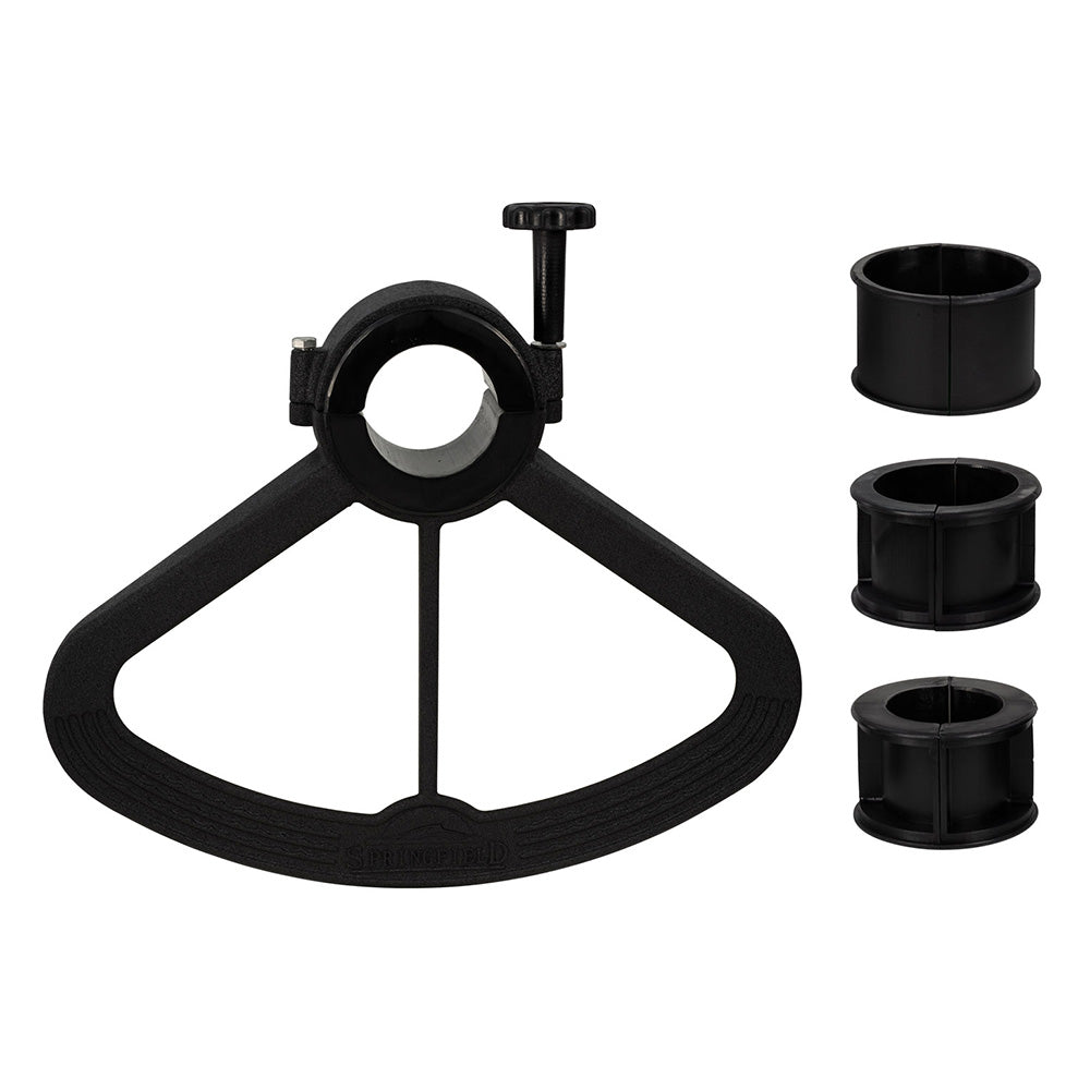 Springfield Marine pedestal foot rest with 2-7/8 inch height, 3.5 inch width, and four posts, designed for boat seating comfort