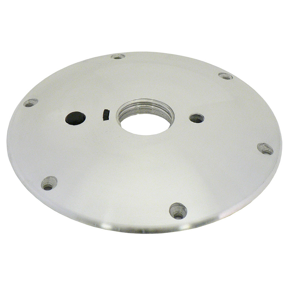 Springfield Marine 10-inch aluminum surface mount base for seating, designed for secure and durable boat seat installation.