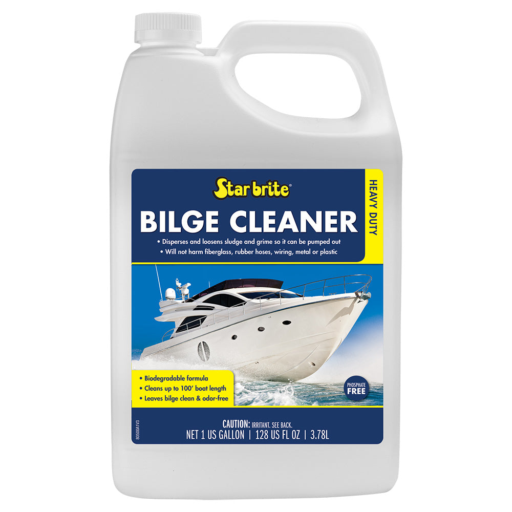 Star brite Heavy Duty Bilge Cleaner in a 1-gallon container, designed for cleaning boat bilges effectively and thoroughly.