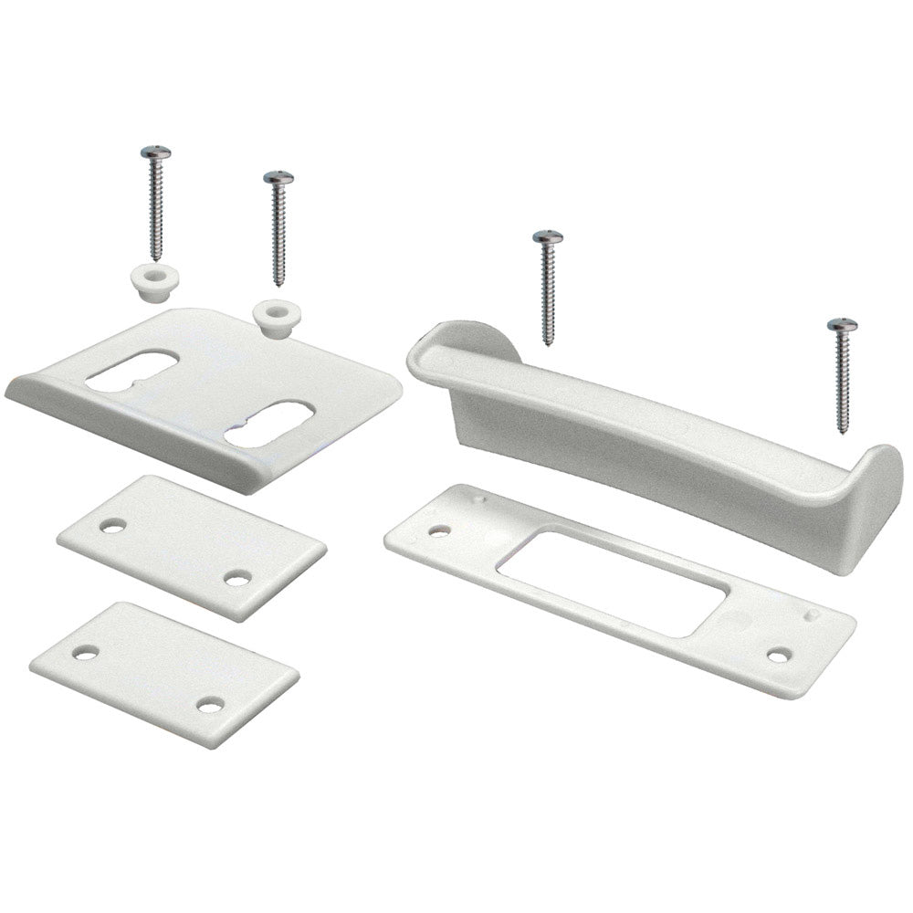Thetford Marine Hold Down Kit for Small Porta Potti, accessories for secure mounting of portable toilet.