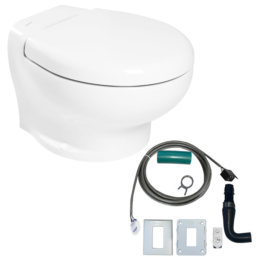Thetford Nano Eco Compact Marine Toilet Raw Water Kit with 12V power, no inlet pump, for marine sanitation systems.