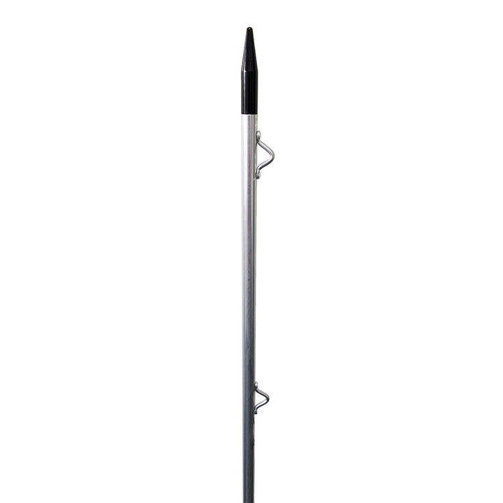 Tigress XD rod holder flag pole accessory, 54-inch black fishing rod holder for boat or dock use