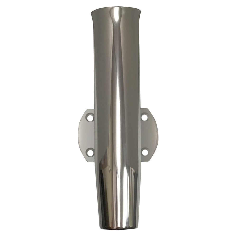 Tigress bolt-on transom mount rod holder with durable construction, designed for secure fishing rod storage on boats.
