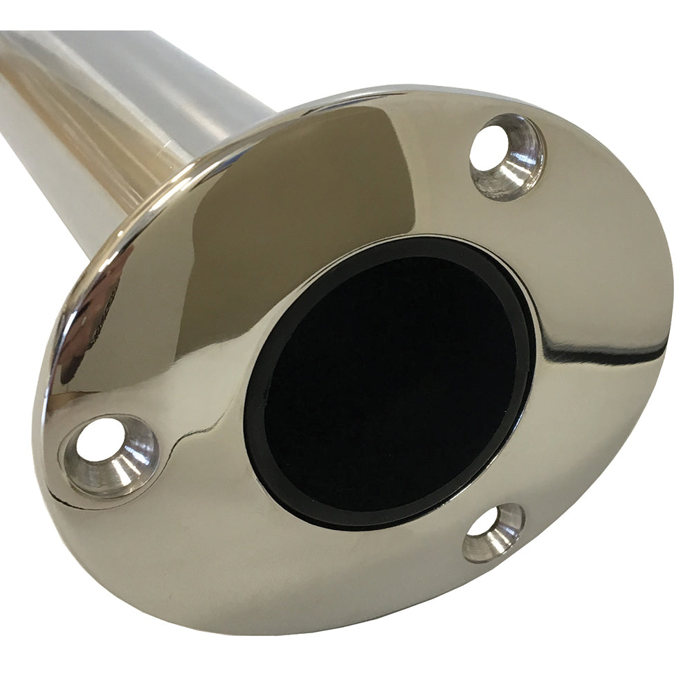 Tigress Economy stainless steel gunnel mount rod holder for boats, designed for secure fishing rod storage.