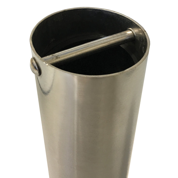 Tigress Economy stainless steel gunnel mount rod holder for fishing boats, 15-inch length with durable design.