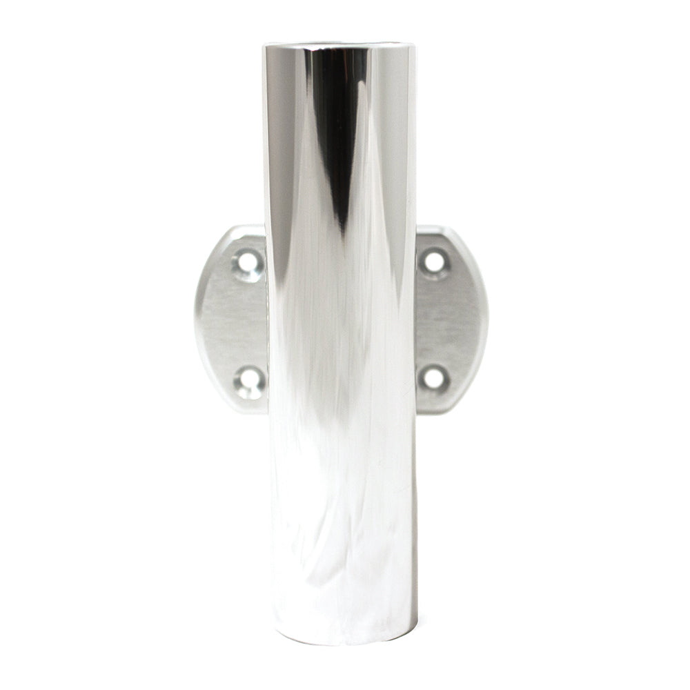 Tigress 8.5-inch straight side mount transom or console rod holder for fishing boats, made of durable material.