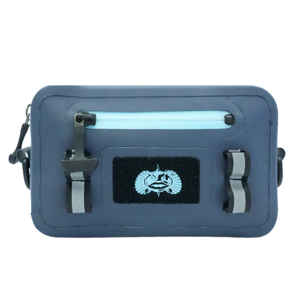 Toadfish Waterproof Sling in ocean blue, a durable accessories strap with adjustable features for outdoor use.
