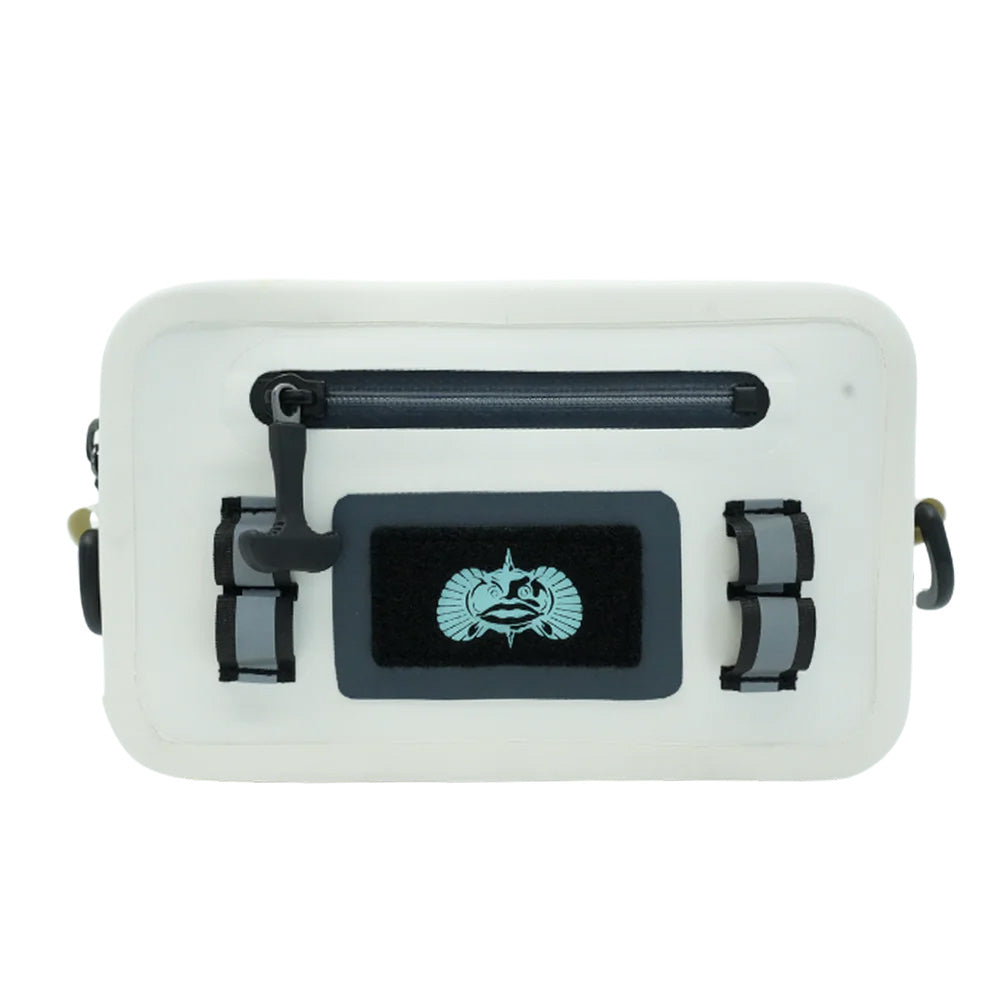 Toadfish Waterproof Sling in Sea Shell color, featuring durable nylon strap and waterproof design for outdoor accessories.