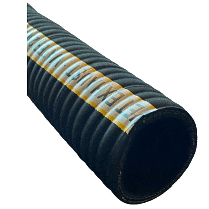 Trident Marine 1-1/2" Extra-Flex Corrugated Marine Wet Exhaust Hose, flexible rubber hose for boat exhaust systems.