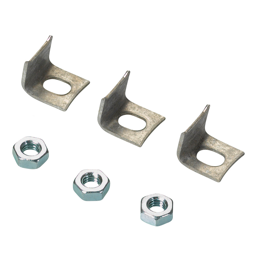Veratron Flush Mount Fixing Bracket for ViewLine Gauges, gauge accessory in black metal with mounting holes.