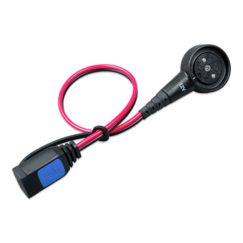 Victron Energy MagCode Power Clip for Blue Smart IP65 12V 15A battery charger, showing clip and charger connection details