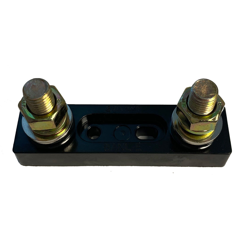Victron Energy fuse holder for ANL fuses, mounted on a fuse block, designed for secure electrical connections.