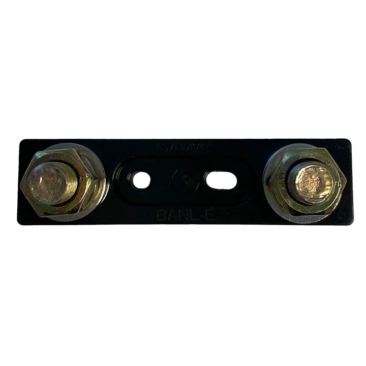 Victron Energy fuse holder for ANL fuses, black plastic block with metal contacts, used for secure automotive or marine fuse connections.