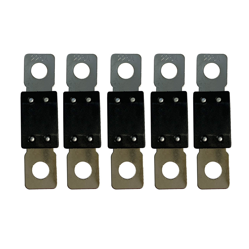 Victron Energy Mega Fuse 225A/80V pack of 5 fuse blocks for high-current electrical protection.