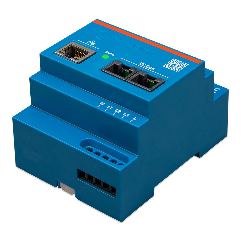 Victron Energy VM-3P75CT single and 3-phase meter for energy monitoring with digital display and compact design