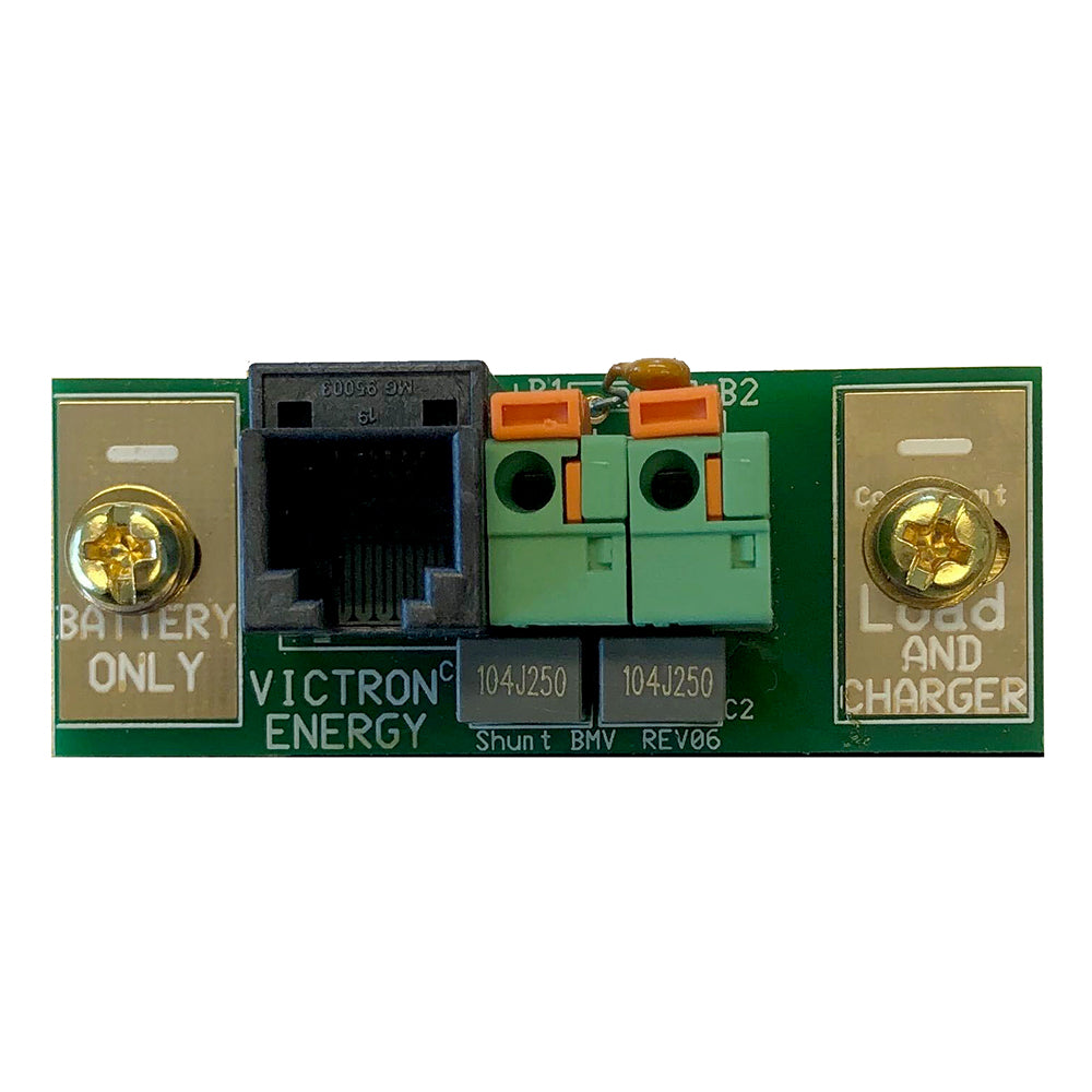 Victron Energy replacement 500A PCB for shunt on BMV 702 and 712 monitors, showing circuit board with electronic components.