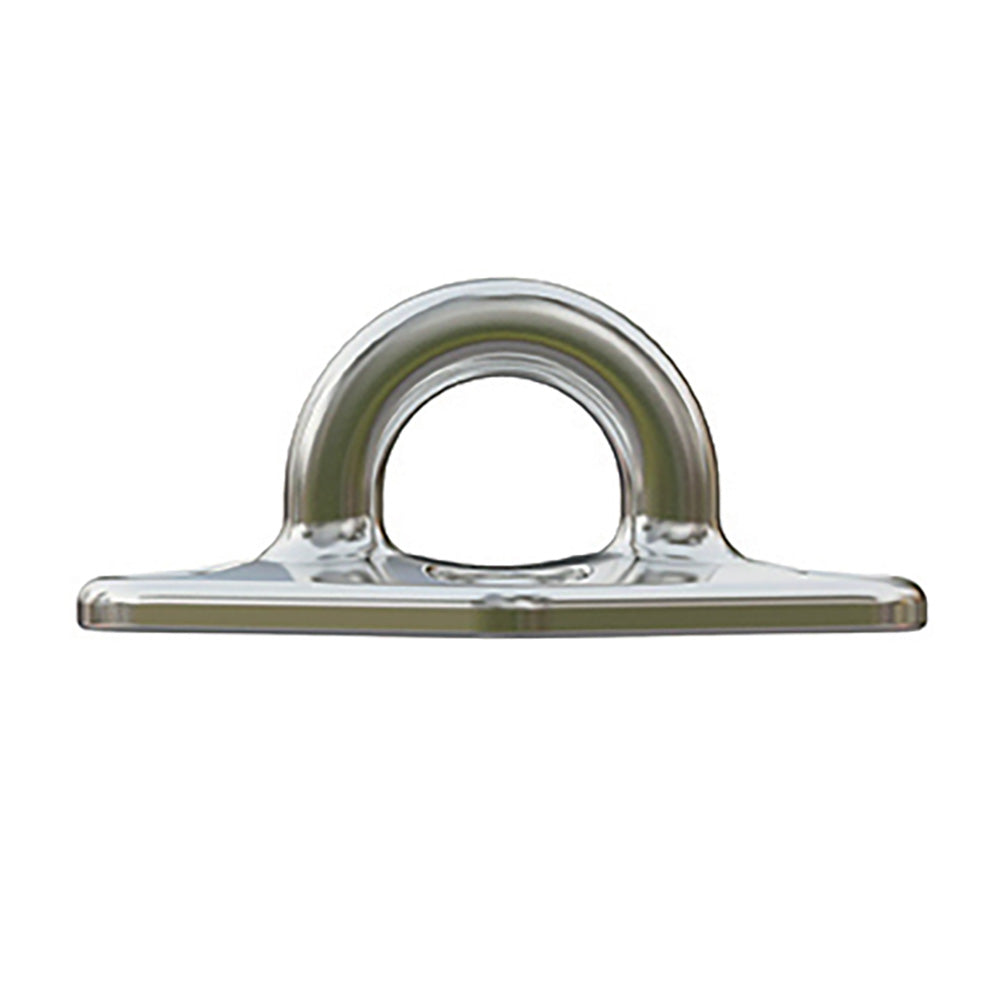 Wichard Marine Diamond Pad Eye, round shape, 98mm length, M8 screw, marine accessories for securing lines or rigging.