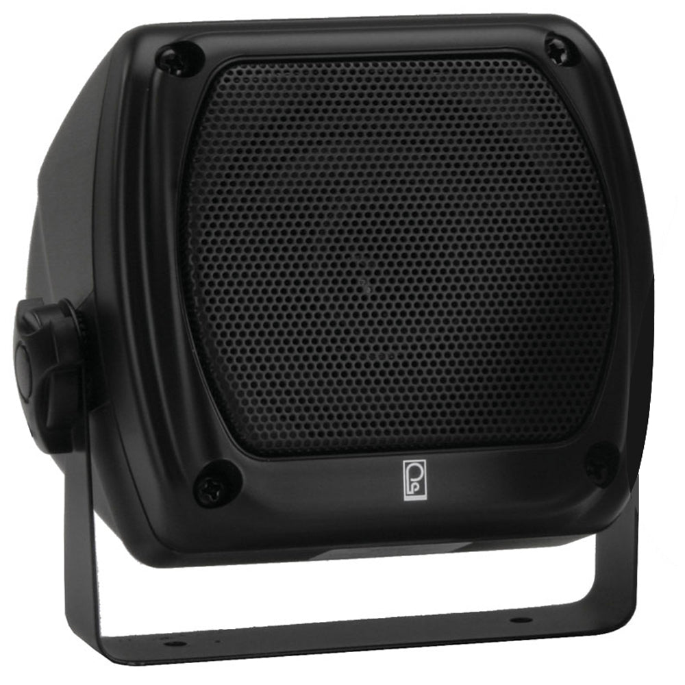 Poly-Planar MA-840 80 Watt Subcompact Box Speaker - Black