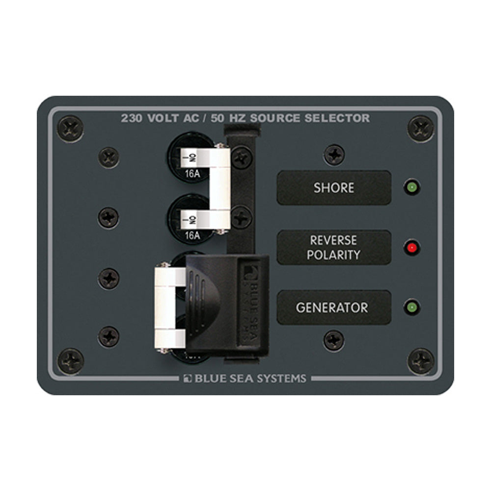 Blue Sea 8132 AC Toggle Source Selector (230V) - 2 Sources