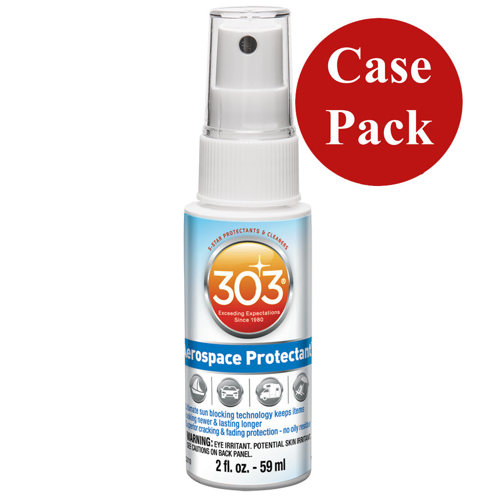 303 Aerospace Protectant in a 2oz bottle, a cleaning product designed to protect and restore vehicle and interior surfaces.
