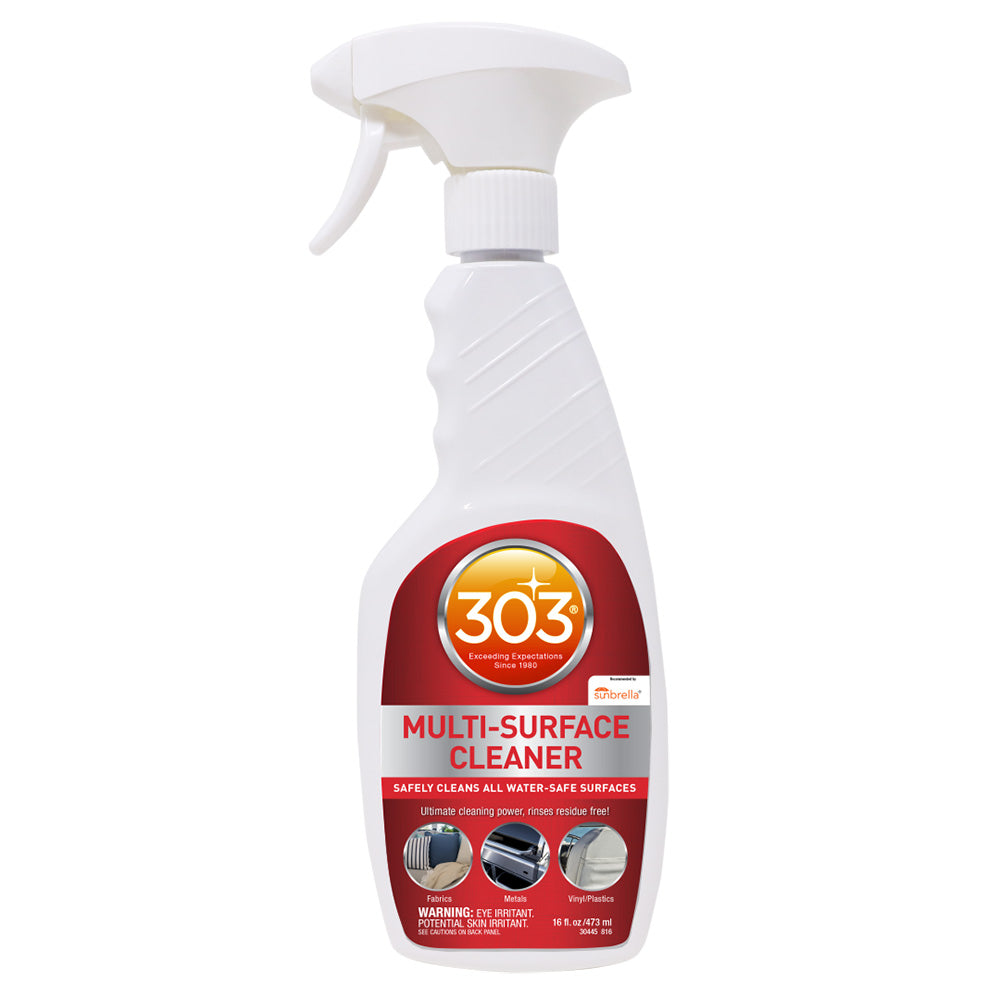 303 Multi-Surface Cleaner in a 16oz spray bottle, designed for cleaning various surfaces effectively.