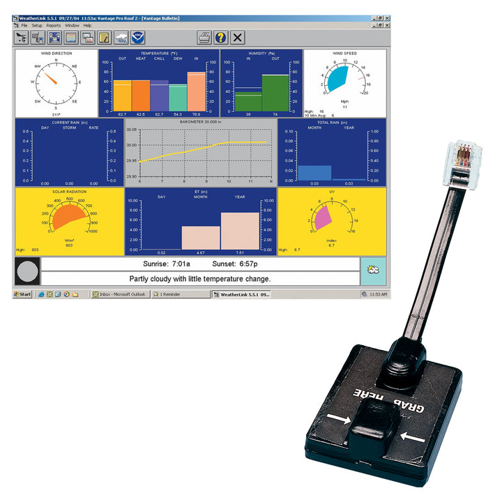 Davis WeatherLink Windows - Port série pour Vantage Vue et séries Pro2