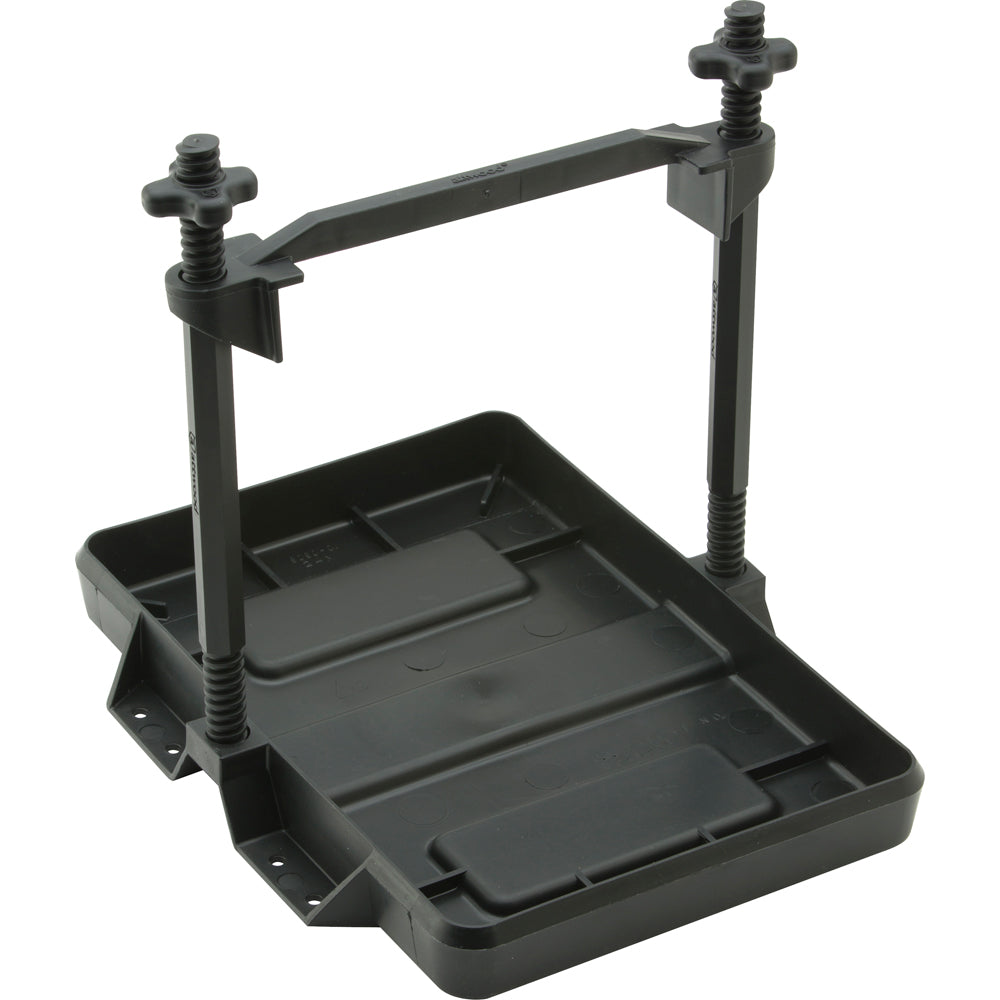 Attwood Heavy-Duty All-Plastic Adjustable Battery Tray - 27 Series