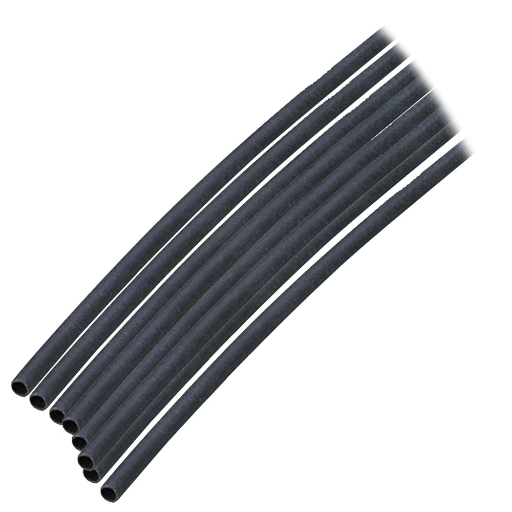 Ancor Adhesive Lined Heat Shrink Tubing (ALT) - 1/8" x 12" - 10-Pack - Black