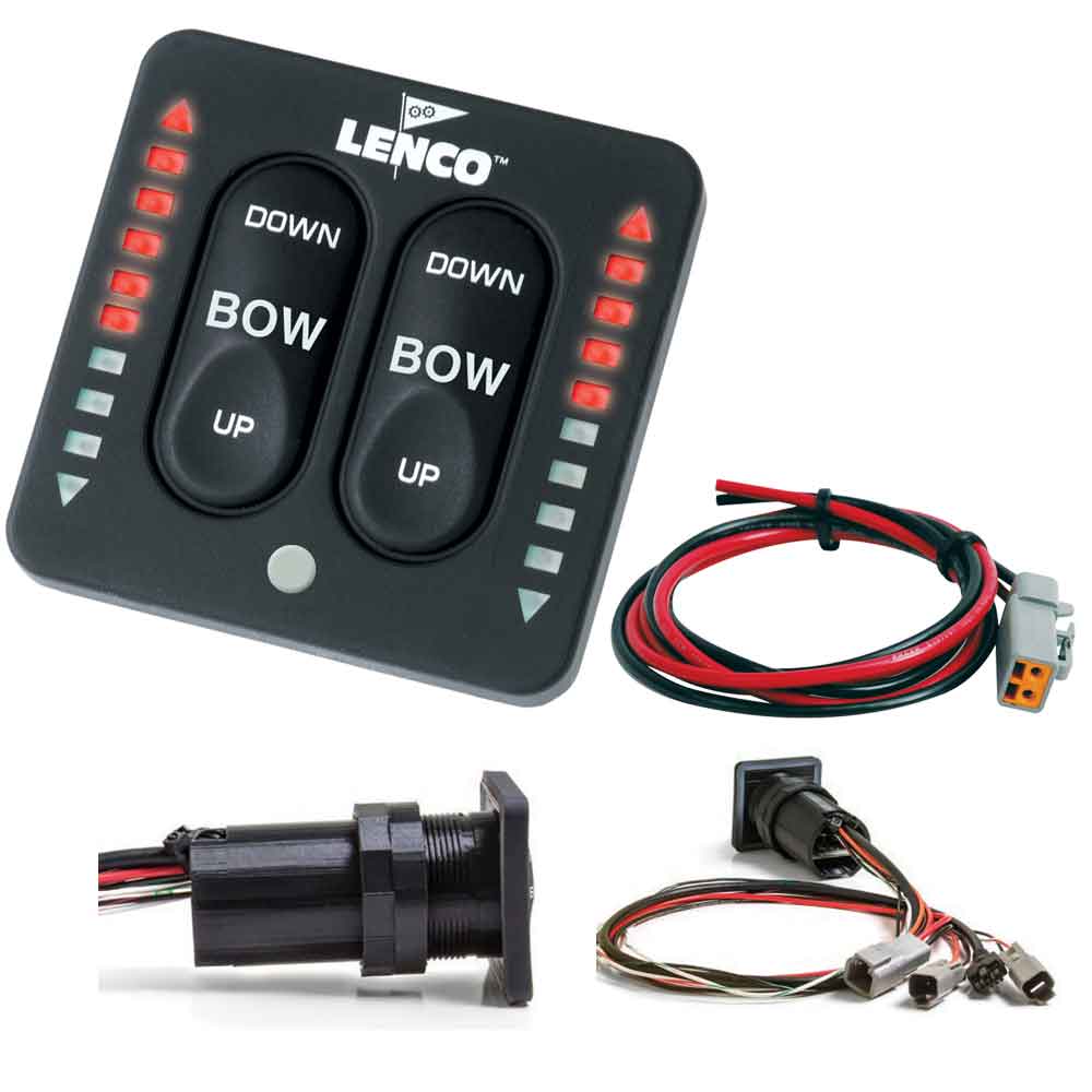 Lenco LED Indicator Integrated Tactile Switch Kit w/Pigtail f/Single Actuator Systems