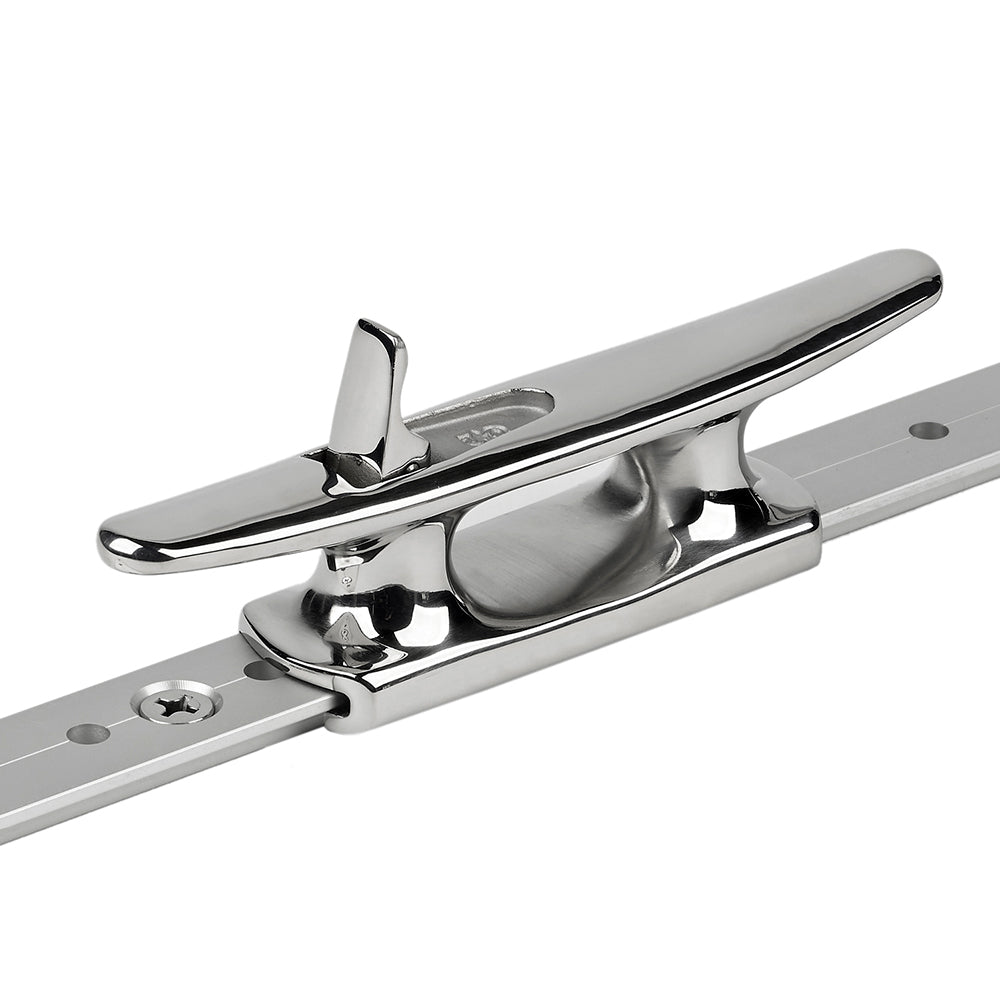 Schaefer Mid-Rail Chock/Cleat Stainless Steel - 1-1/4"