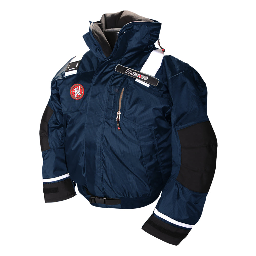 First Watch AB-1100 Flotation Bomber Jacket - Navy Blue - Small